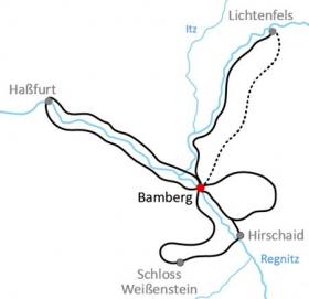 Bamberg - based in one hotel - maps